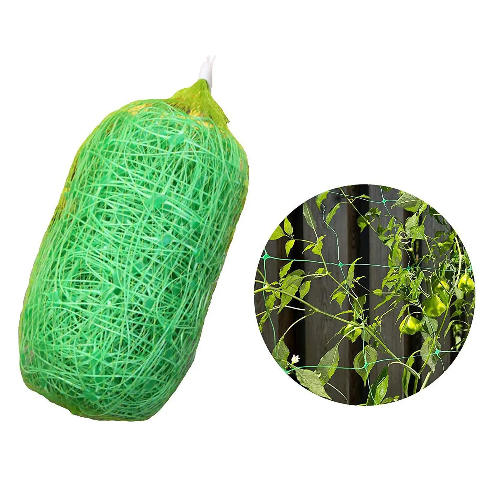 Trellis Netting , Support for Outdoor Vine Cucumber Grape Tomato Vegetables Climbing, 6 inch Mesh Hole Size