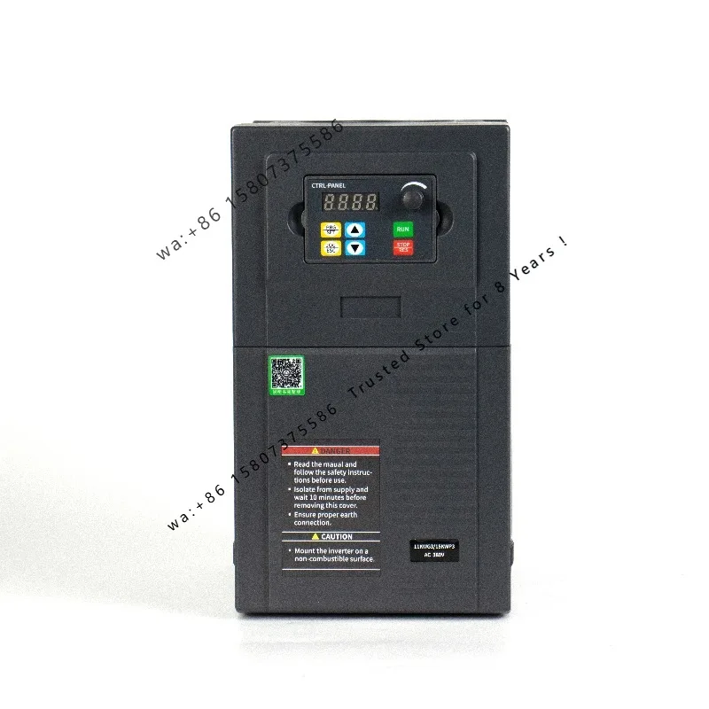 VFD with cable 5.5KW 220V Variable Frequency Drive Converter 3phase 220V Motor Speed Controller ZUKED