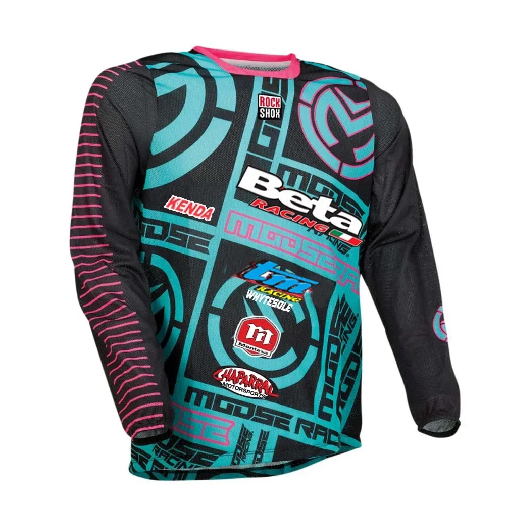 

2024 Bmx Enduro Motocross Mtb Downhill Jersey MX Cycling Mountain Bike Gear DH Maillot Ciclismo Hombre Quick Drying Jersey