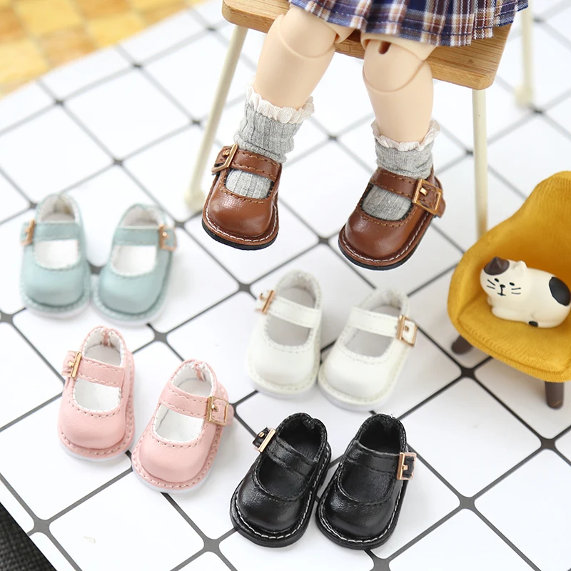 

Small 1/6BJD Shoes Leather Shoes for Big Fish Body, Fat Fish Body, Corgi Body, GL, Jacoosun,3 .5 X 1.6cm Doll Shoes Accessories