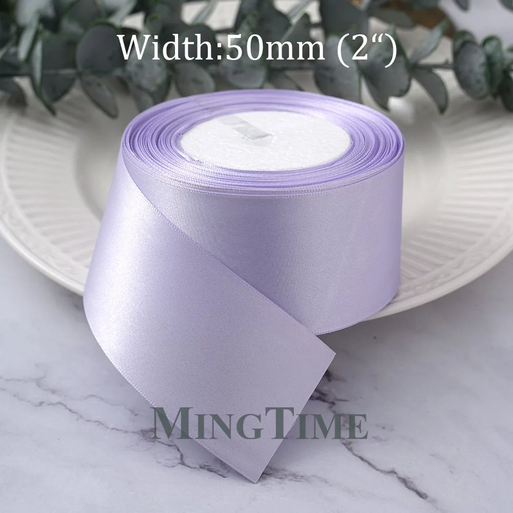 Lilac Satin Ribbon 25yards 6mm 10mm 15mm 25mm 38mm 50mm Sash Gift Bow Handmade DIY Craft Wedding Party Supply Decoration