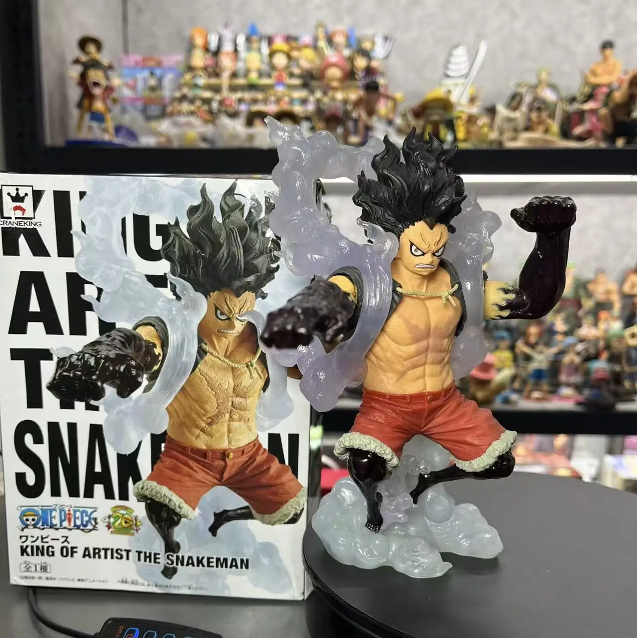 In Stock Bandai Banpresto One Piece Monkey D. Luffy Gear 4 Wano Country Boundman Snakeman Figure Model Collection Toy Gift - view 2