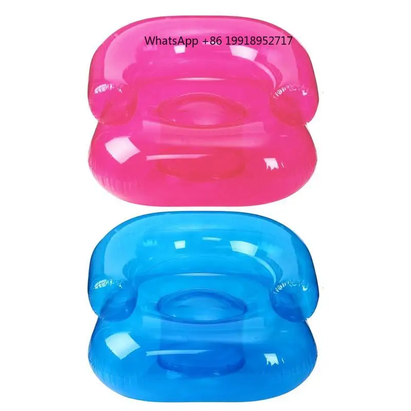 Swimming Pool Loungers PVC Waterproof Inflatable Booster Seat For Kids 220 Pounds Capacity Comfortable Seating Portable Air