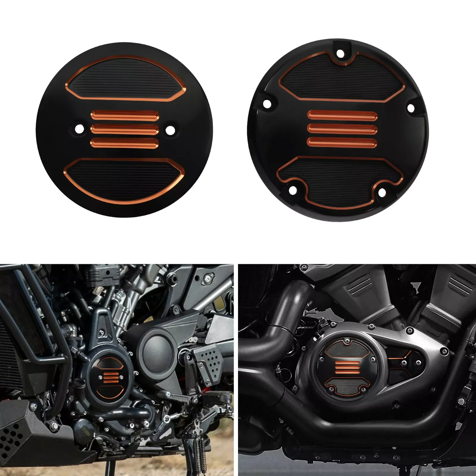 Alternator Plug&Clutch Trim Cover For Harley Sportster S RH1250S 2021 Pan America Special RA1250S 2022 Nightster RH975 2023 2024