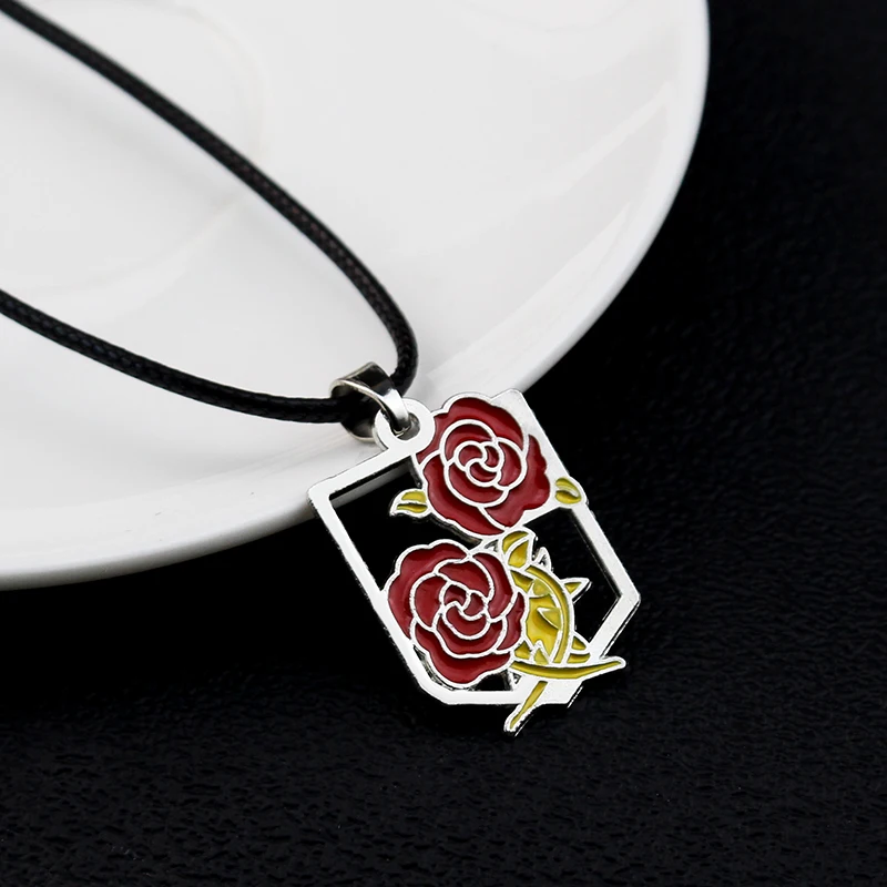 Anime Shingeki No Kyojin Necklace Attack -Titan Necklace Wings of Liberty Pendants Necklaces Cosplay Jewelry Collares