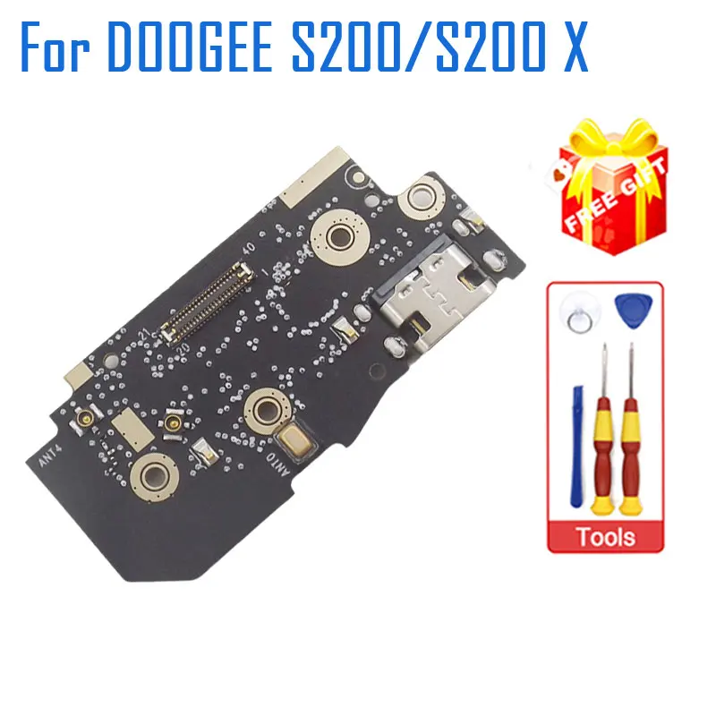 

Новая оригинальная USB-плата DOOGEE S200 S200 X, порт зарядки, плата микрофона, аксессуары для смартфона DOOGEE S200 X