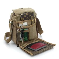 2026 Men's Bags Canvas Bag Fashion Men Messenger Bags High Quality Brand Bolsa Feminina Shoulder Bags Shoulder Strap – view 1