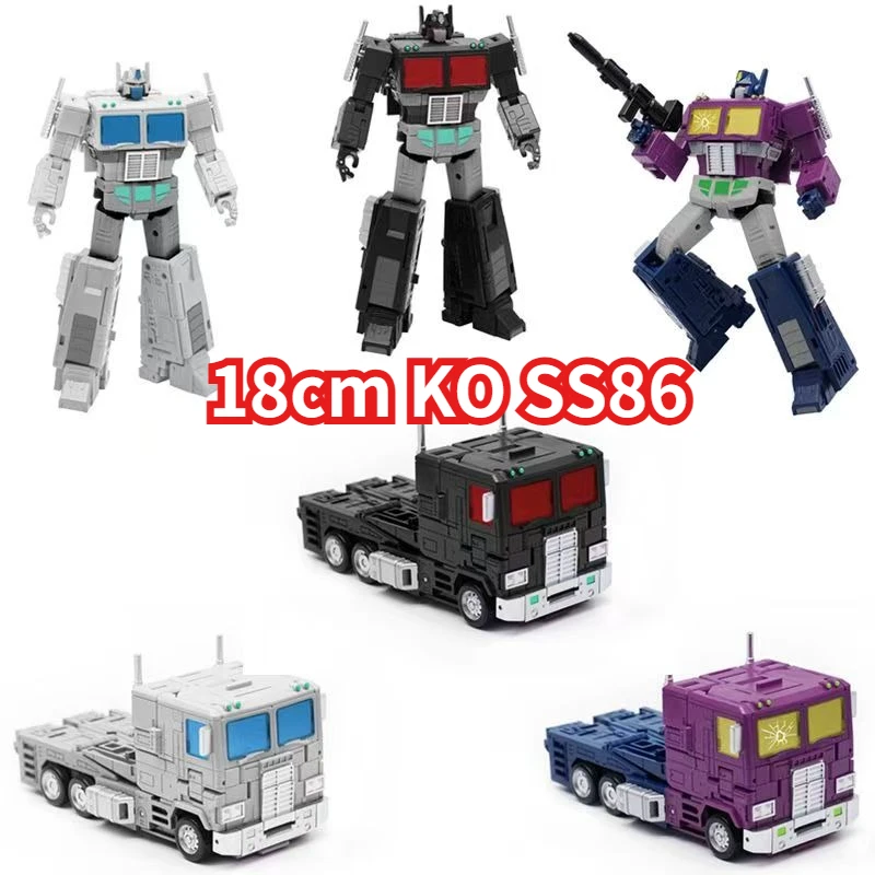 

AS TOYS AS08 AS-08 Transformation C-level Commander Black Purple KO SS86 OP Action Figure Model Statue Collection Toy