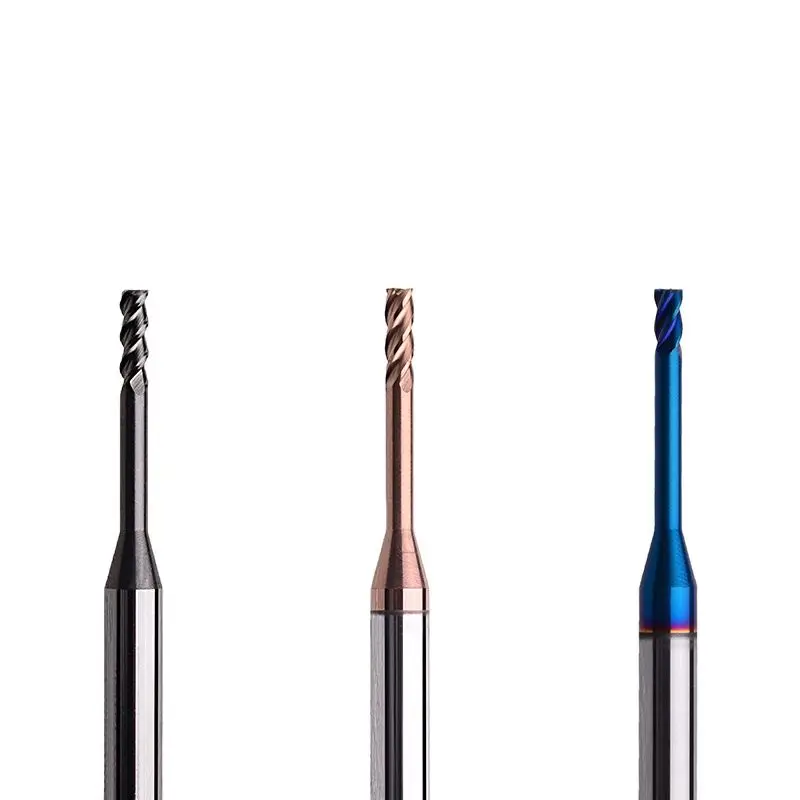 Imagem -02 - Carboneto de Tungstênio Final Moinho Fresa Roteadores Cnc Longa Flauta Endmills Hrc60 Flautas mm 1.5 mm 1.5 mm mm 2.5 mm 3.0 mm 1pc