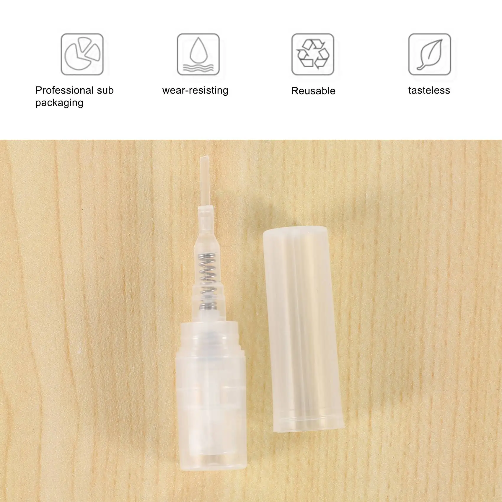 Mini Transparent 2 ML Spray Plastic Bottle Spray Perfume Empty Sample Bottle Suitable for Travel Party 60Pcs