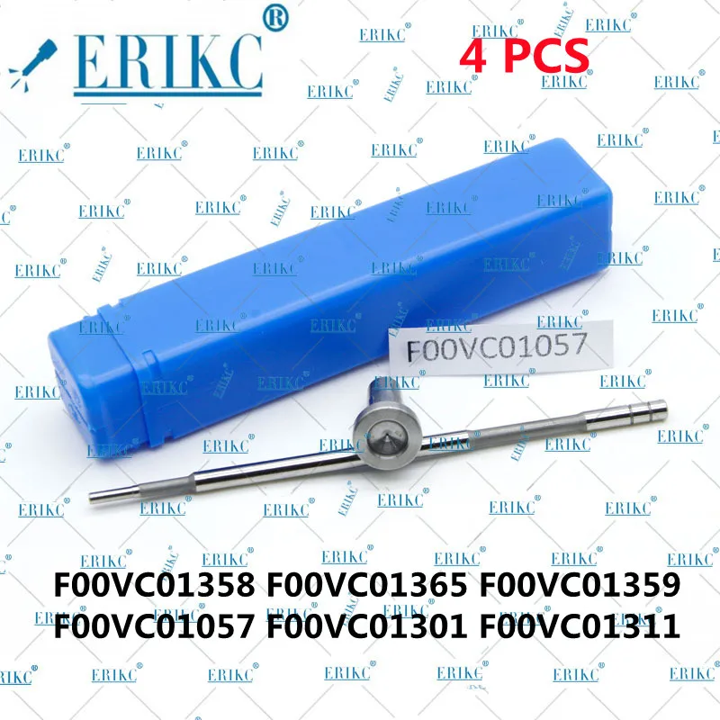 

ERIKC 4 PCS F00VC01358 F00VC01365 F00VC01359 F00VC01057 F00VC01301 F00VC01311 Original Control Valve For Bosch Valve