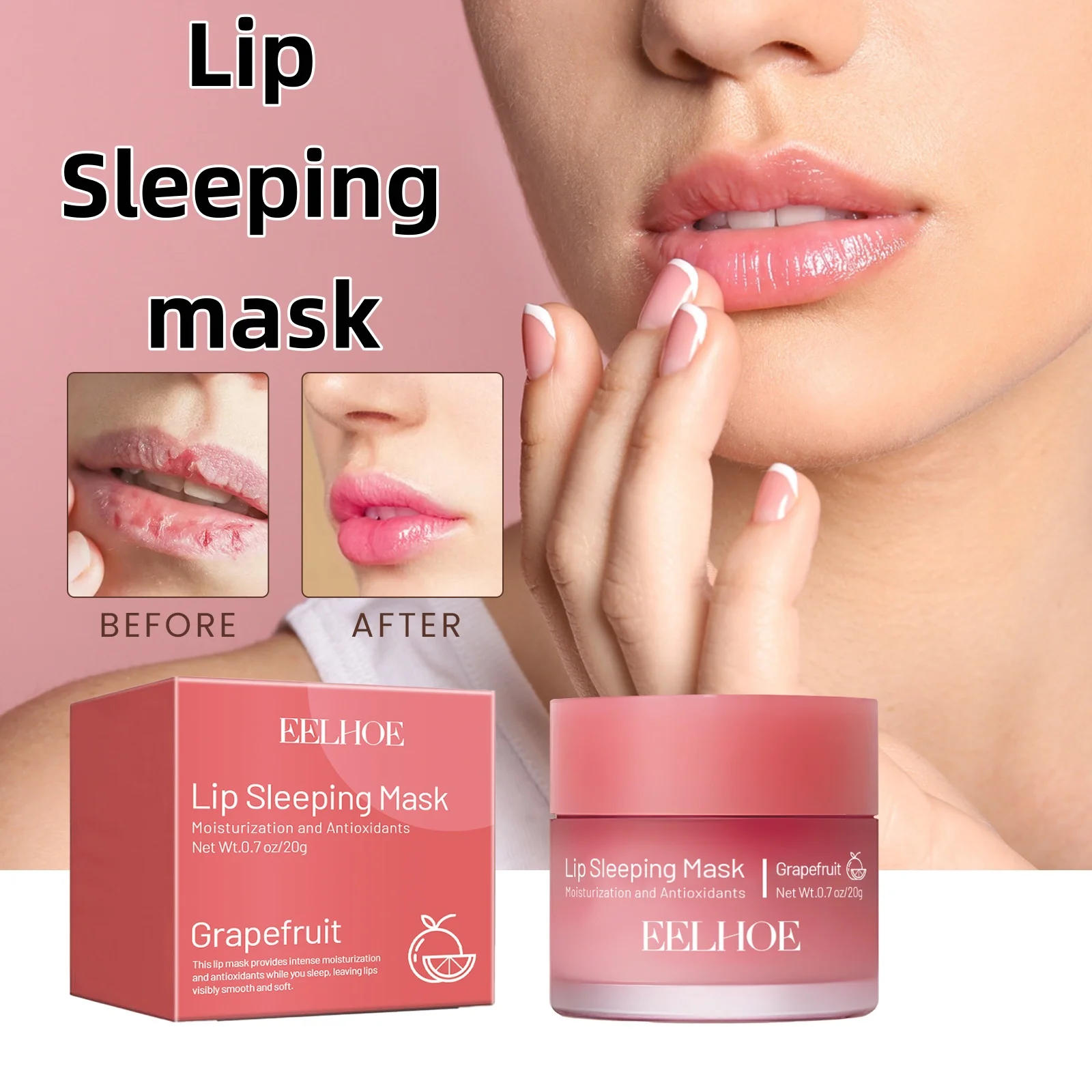 Lip Sleeping Mask Fading Lip Wrinkles Removing Keratin Improving Dryness Peeling Moisturizing & Nourishing Lip Care Products