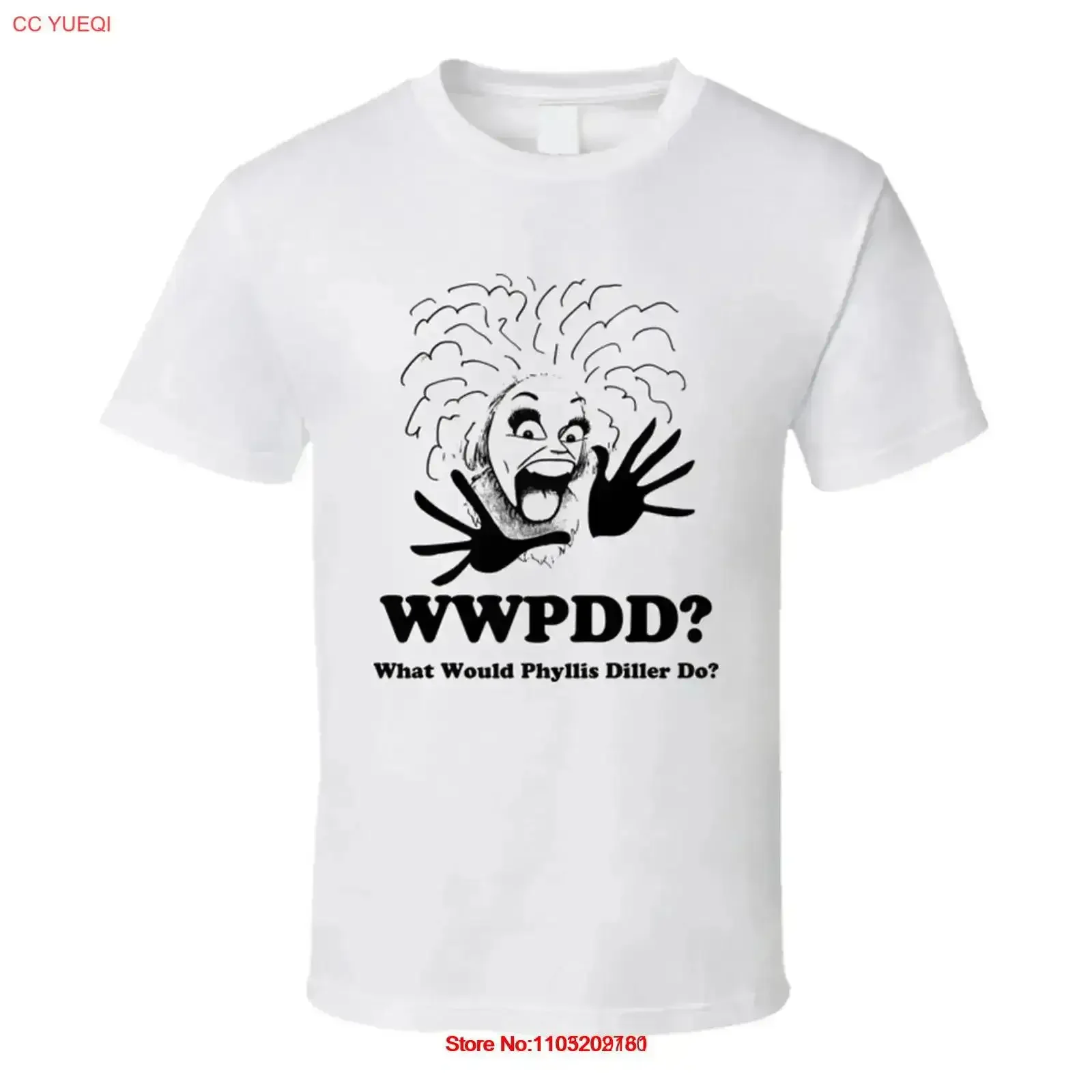 

Футболка Phylis Diller Show TV Host, винтажная стираная повседневная дизайнерская одежда для дома, топ для повседневной носки, модная дышащая мягкая одежда