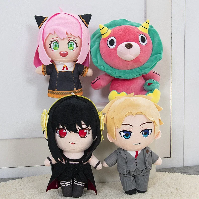 Anya forgerぬいぐるみアニメ、スパイxファミリーキャラクター、ソフトドール、かわいいコスプレ小道具、子供向けの家の装飾、ファンへのギフト、20cm