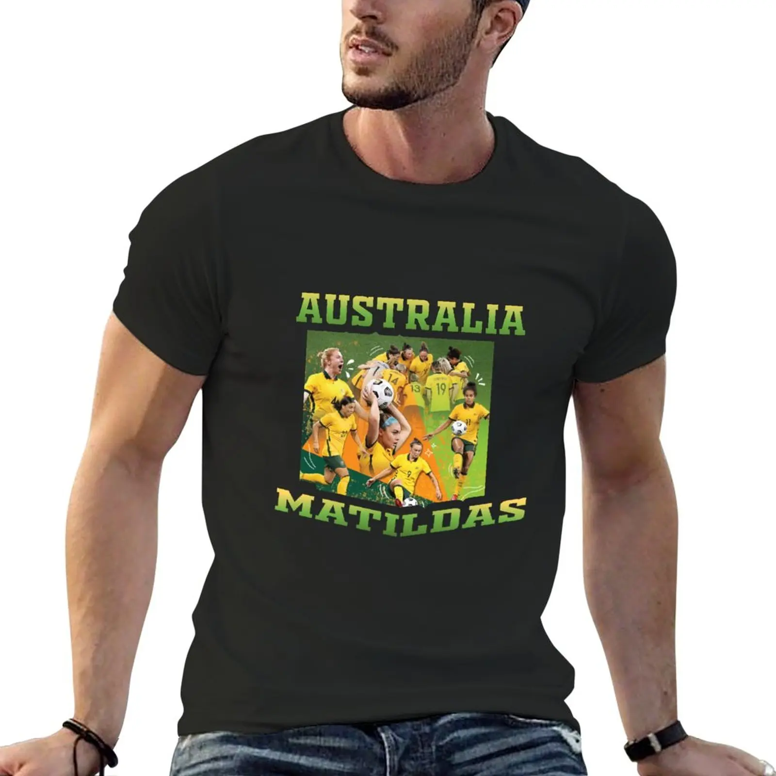 

New Australia Matildas T-Shirt sweat shirt funny t shirt new edition t shirt custom t shirts slim fit t shirts for men