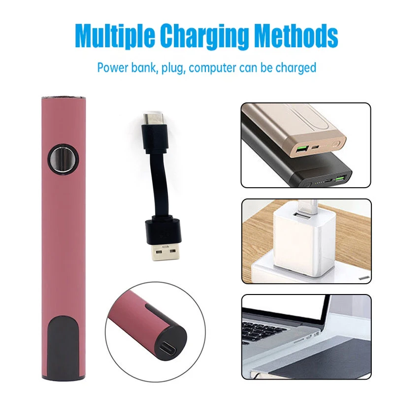 Portable Electric Soldering Iron 510 Thread 400mAh Battery Cart Pen Welding Kit Adjustable Voltage Smart Power With USB Charger