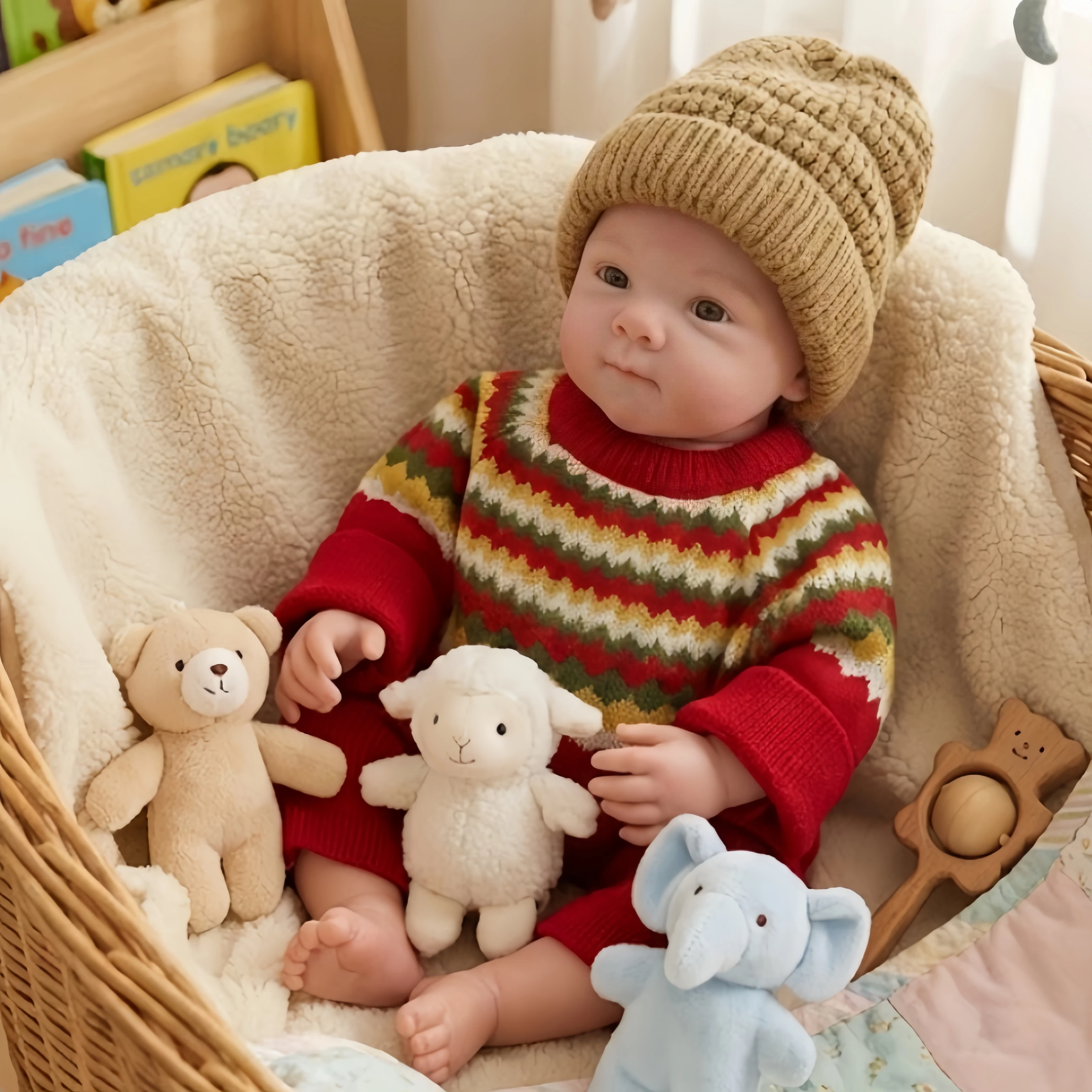 

18Inch/45CM Open Mouth Painted&Unpainted Silicone Bebe Reborn Girl Doll Soft Touch bebe reborn de silicona Best Gift