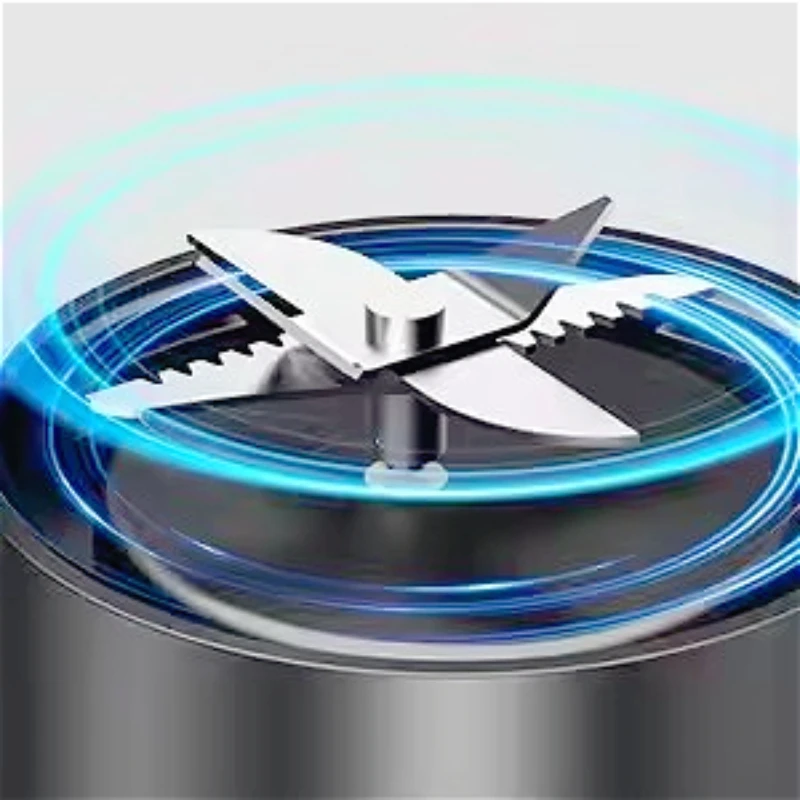 блендер ポータブルブレンダー サイズブレンダー シェイクスムージー用 6枚の超鋭い刃付き USB充電式