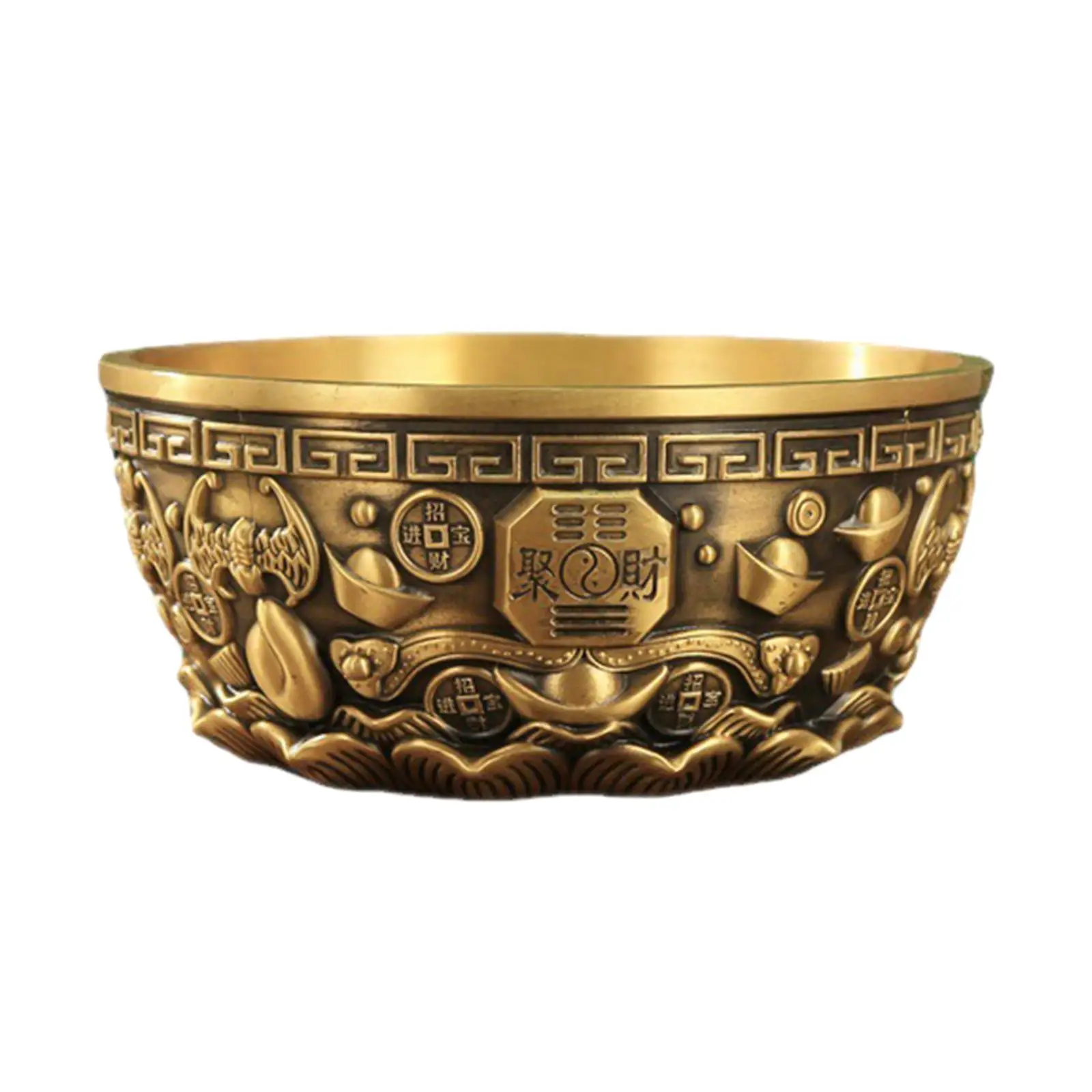 Wealth Prosperity Bowl Collectible Cornucopia Bowl for Home Success Good Luck Decor