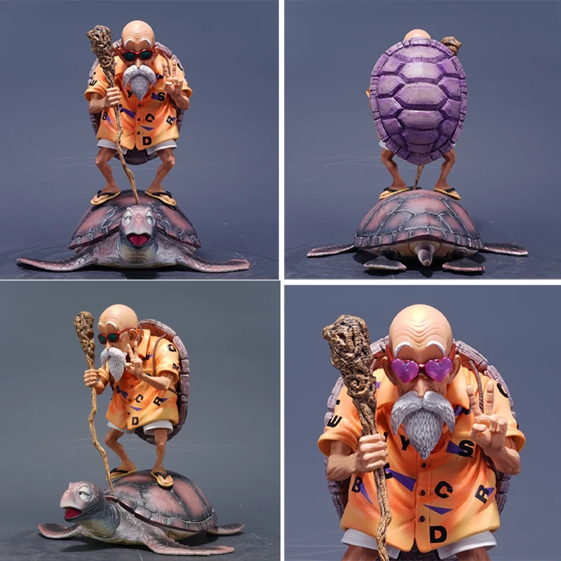 

26 см Dragon Ball Z Kame Sennin, аниме-фигурки, фигурка Мастера Роши, статуя из ПВХ, украшение для стола, коллекция моделей, игрушки, куклы, подарки