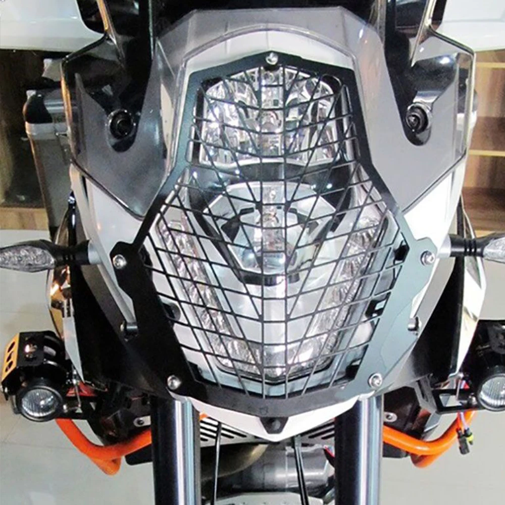 

For 1290SUPERADV 1050 1090 1190 R / L ADV 1290 Super Adventure Front Head Light Lamp Guard Headlight Protector Cover Grill