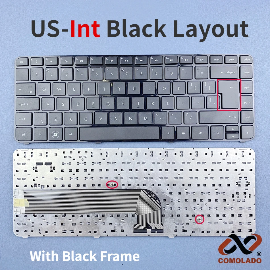 

US-Int Keyboard For HP Pavilion Dv4-3000 Dv4-4000 dv4t-4000 dv4t-4100 DV4-3100 DM4-3000 dm4-3100 DV4T-4200 Series