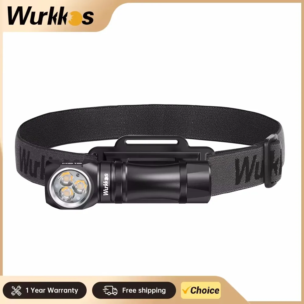 Lampe de sauna Wurkkos-HD10 Rechargeable 14500 IP68 EDC sous Lm 3*90 CRI gible + 3 * RGB m.com x gible Anduril 2.0 Fishing Camping Torch