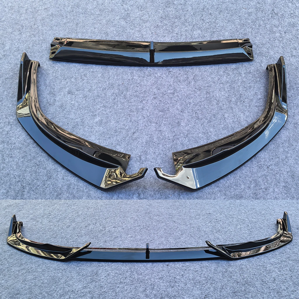 Glänzend schwarz Auto Frontschürze Lip Spoiler Air Chin Body Kit Splitter für BMW G20 3-Serie 330e 330i M340i 320i M-Sport 2023-2026 – Detail 5