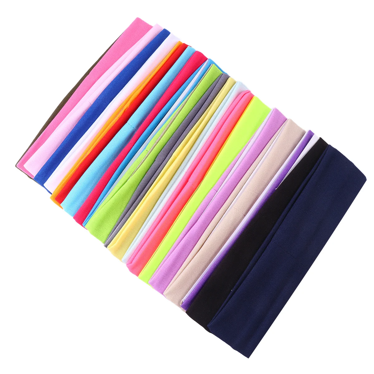 

22Pcs Sports Headband Elastic Breathable Running Hair Bands for Yoga Workout Sweat Absorb Lightweight Hair Accessories for Women