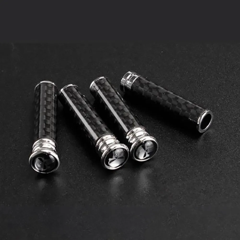 Experience the Best in Carbon Fiber Door Lock Knobs with Punisher A Stylish and Secure Option for Your Car or Truck