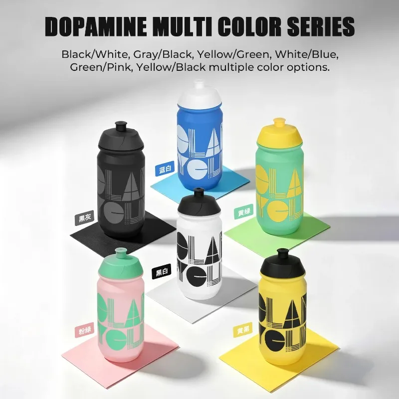 BOLANY 600ML Cycling Water Bottle PP5 Safe Squeeze Direct‑Drink Leakproof Portable Kettle Outdoor Sports Fitness Hydration