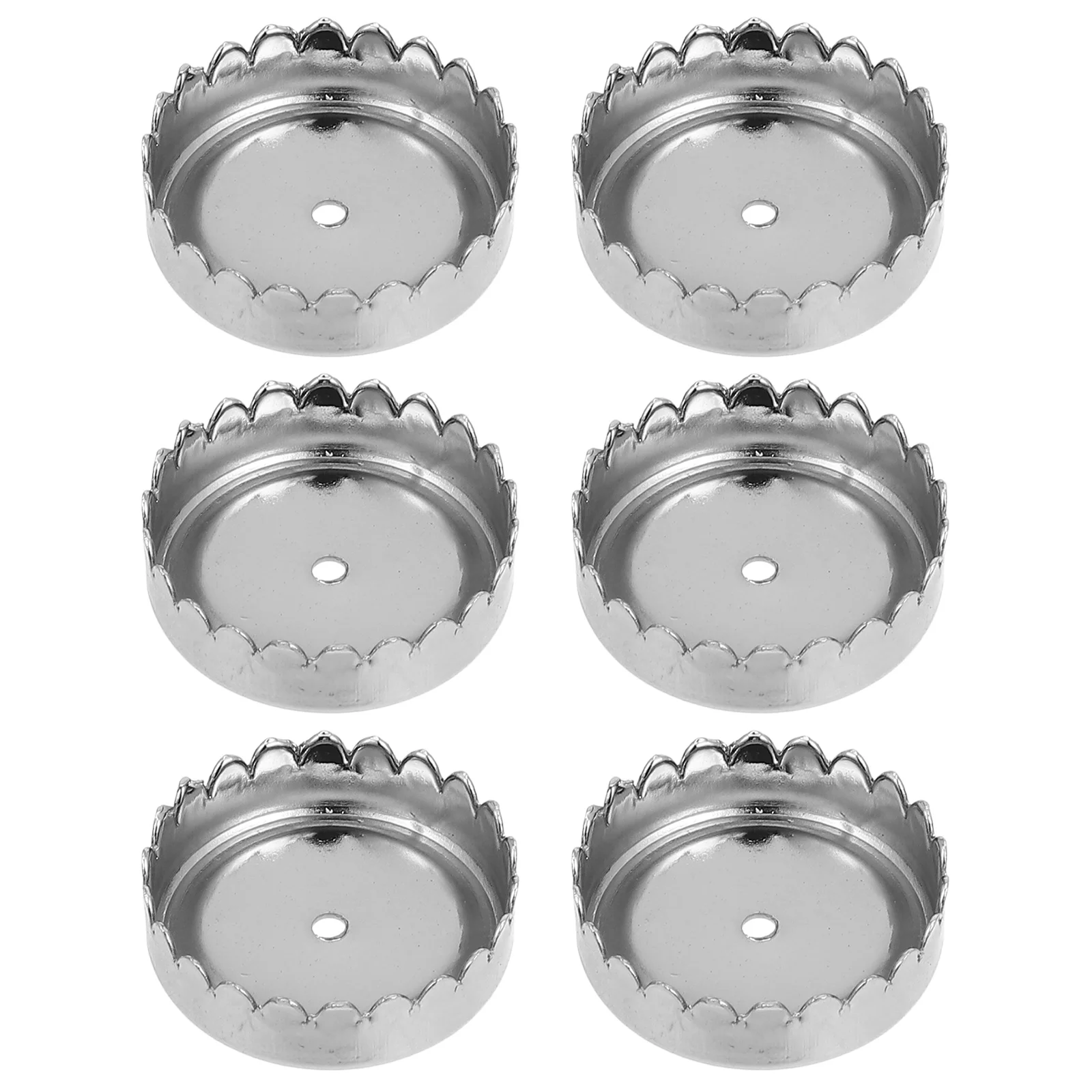 

6 Pcs Magnetic Soap Holder Caps Stainless Steel Draining Bar Soap Dish Parts Bathroom Supplies Wall Mount Non Hole Punching