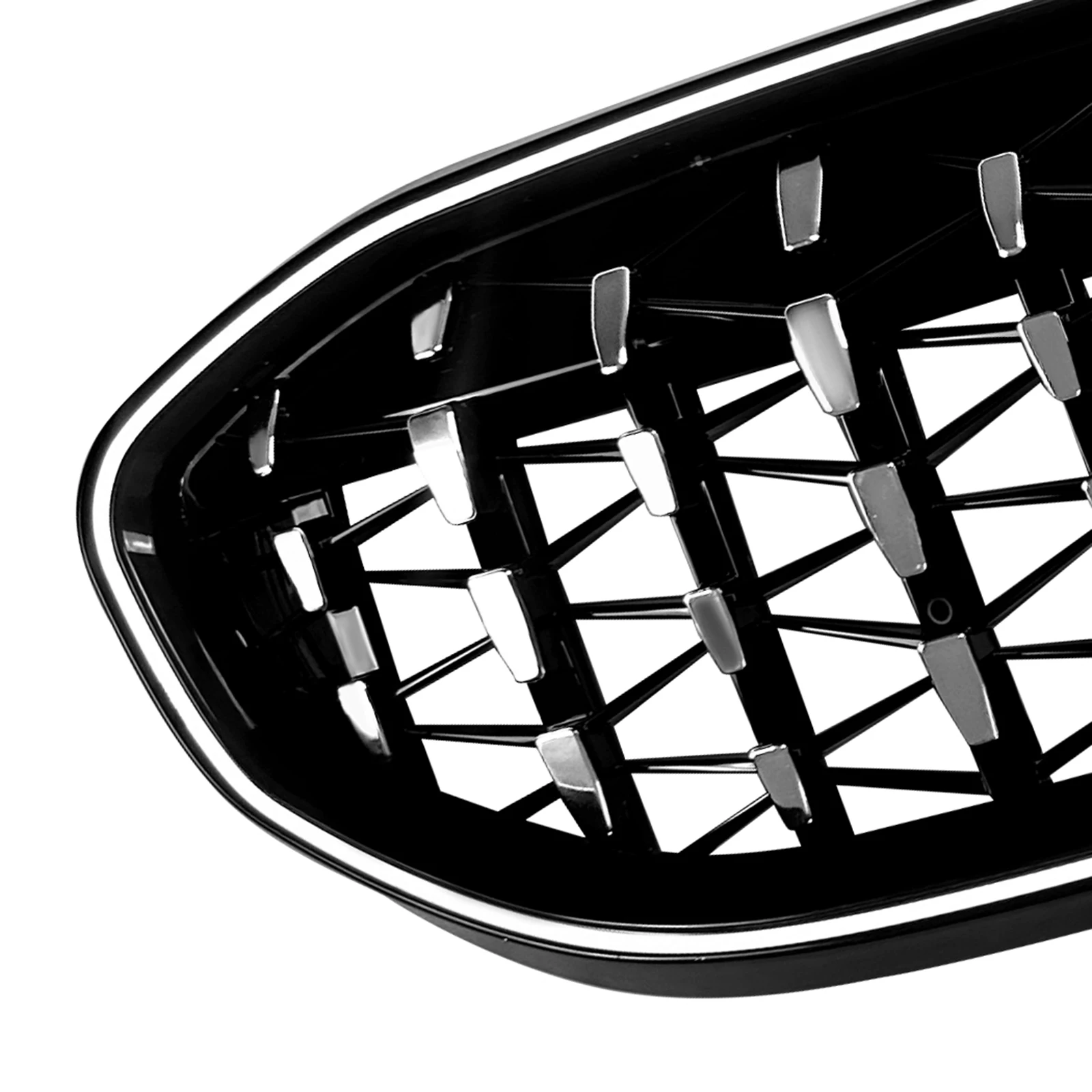 

Front Bumper Kidney Grille Racing Grill For BMW 3 Series G20 G21 G28 2019-2022 Upper Hood Mesh Grid With Camera Hole