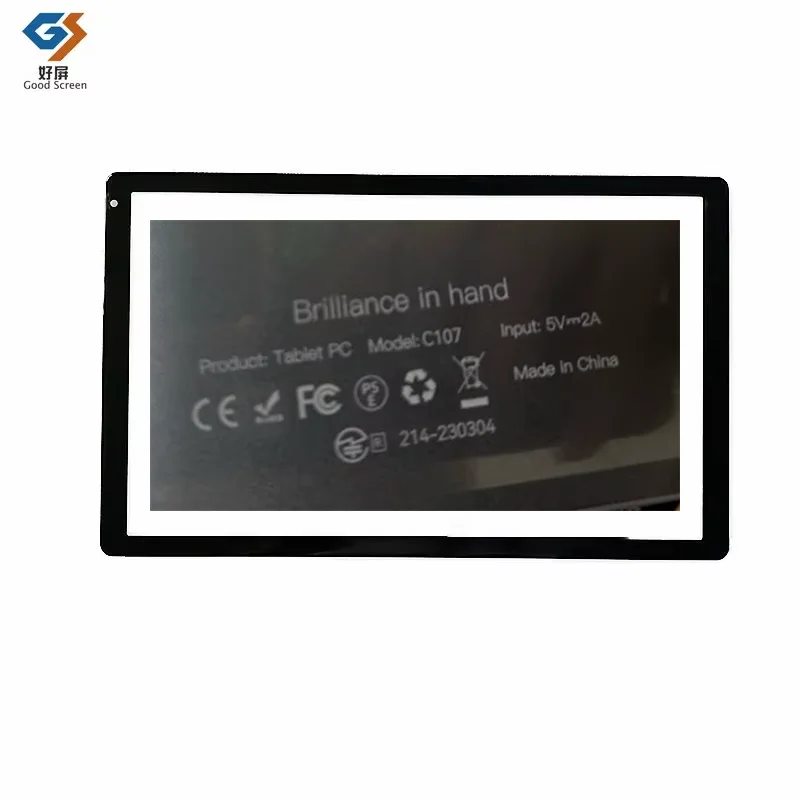 

Black 10.1Inch For Brilliance in hand C107 Tablet PC Capacitive Touch Screen Digitizer Sensor External Glass Panel