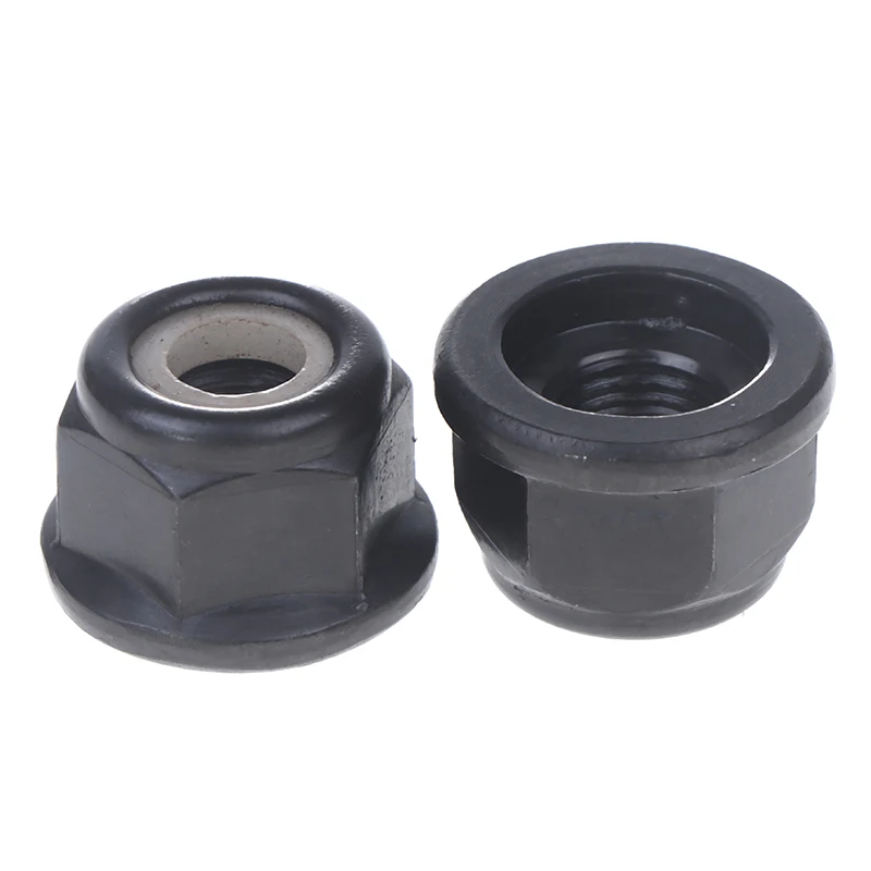 2/5/10 peças sobresselentes do cortador da escova do jardim dos pces-porca reversa universal do parafuso de M10x1, acessórios do aparador de grama da ferramenta elétrica