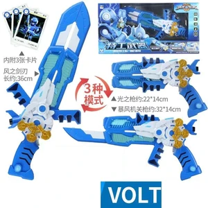 Vũ khí biến dạng Miniforce X cho trẻ em, Mini Force 3 Chế độ, Thanh kiếm biến đổi đồ chơi với âm thanh và ánh sáng, nhân vật hành động đồ chơi 6 Bán hàng chính Mortal Kombat Luminaire - №4