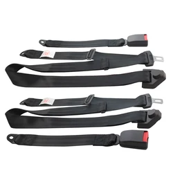 2PC Same Style Universal 3 Point Simple Adjustable Seat Belt Driver Safety Straps Adjustable Locking Auto Car Truck Safety Belt