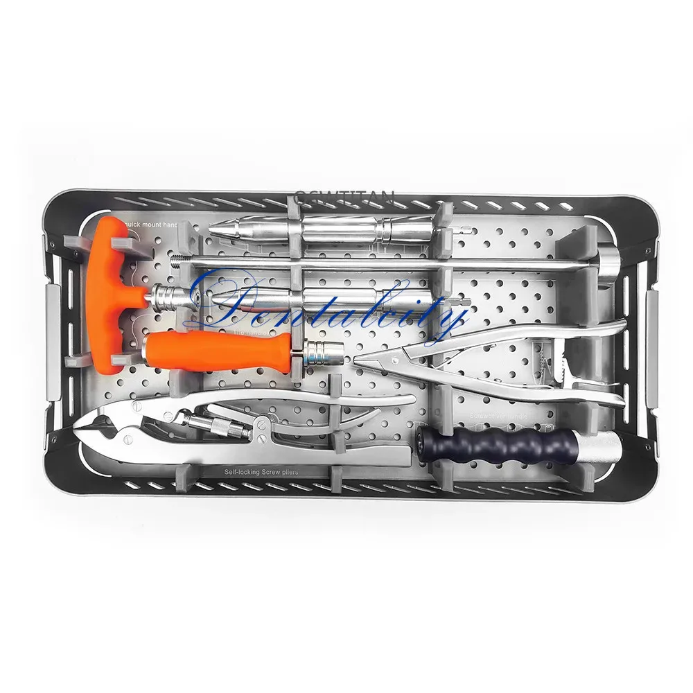 Orthopedic Broken Screw Removal Instrument Kit Intramedullary Nail Removal set Bone Surgical Instrument Kit