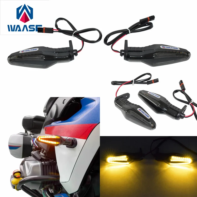 waase For BMW R1200GS R1250GS Adventure R 1200 1250 GS GSA ASV 2014-2022 Front Turn Signals Blinker Indicator LED Light Lamp