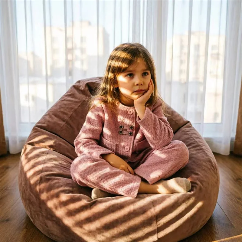 2026 Spring Autumn Girls Casual Suits Kids Outdoor Comfortable Long Sleeve Coats+Pants 2Pc Outfits Children Daily Solid Soft Set