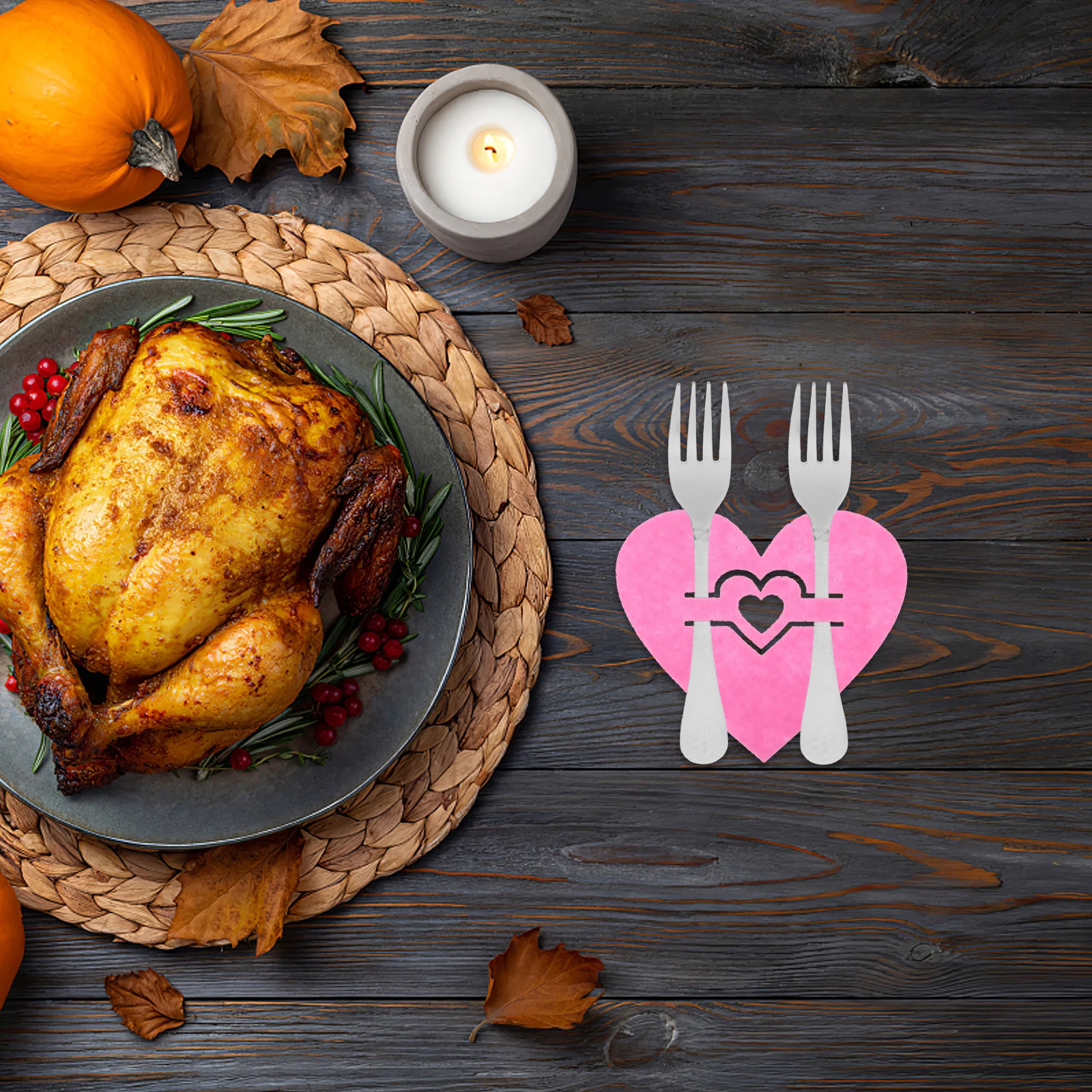 4 pçs coração faca e garfo saco talheres bolso casamento talheres bolsos em forma bolsa titular conjunto