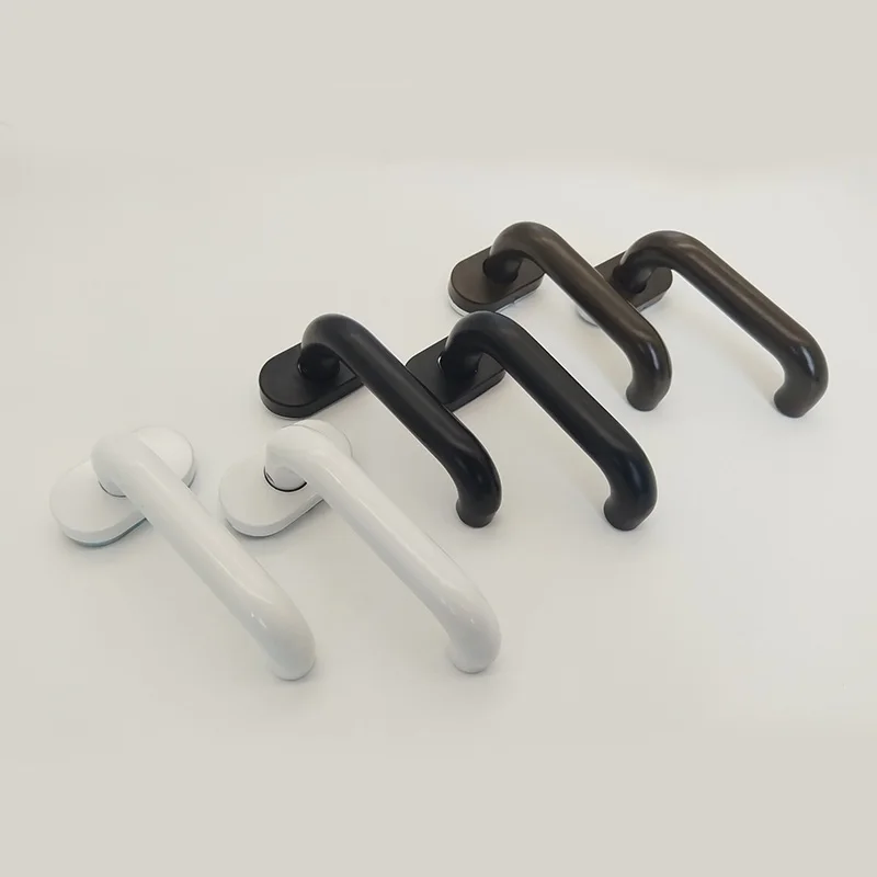 Fire door stainless steel lock, U-shaped high quality split lock R-SS-02-W/BR/BL/SN