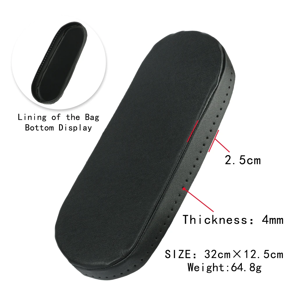 32x12 سنتيمتر الحياكة حقيبة كروشيه المشكل أسفل بولي Leather الجلود قارب شكل أكياس وسادة قاعدة وسادة ل دلو حقيبة يد اكسسوارات الحقائب