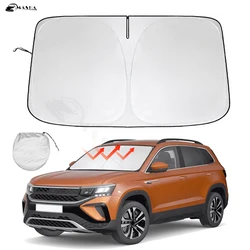 Car Windshield Sun Shade for Volkswagen VW Taos 2018-2022 2023 2024 Taos Tharu Accessories Reflector Sunshade Offers Protection