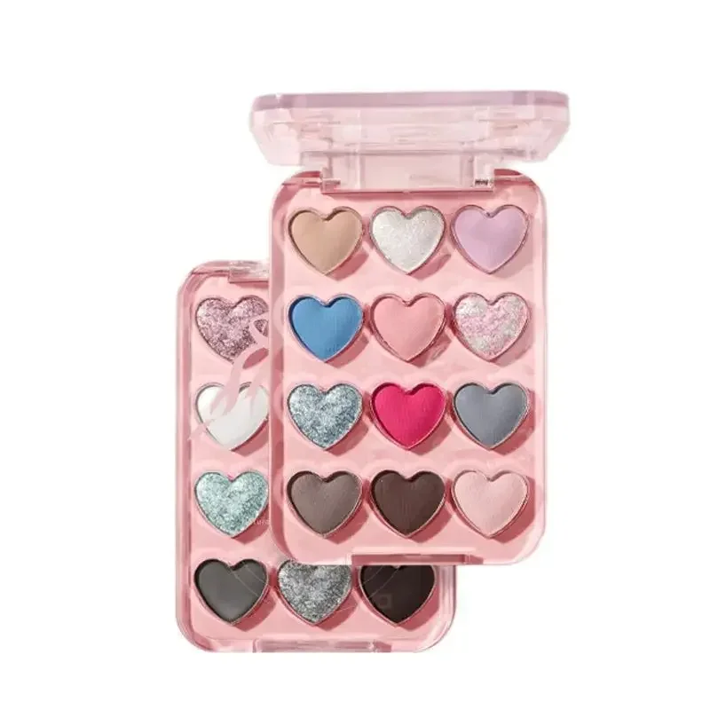 Palette de maquillage pour les yeux, paillettes hautement pigmentées, mat, reflets, Blush, couleurs naturelles, ombres à paupières, cosmétiques