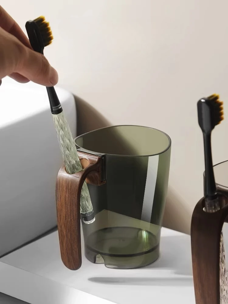 Mouthwash Cup Light Luxury High Appearance Level Washbasin Cup Couple Toothholder Household Student Dormitory New Toothbrush Cup