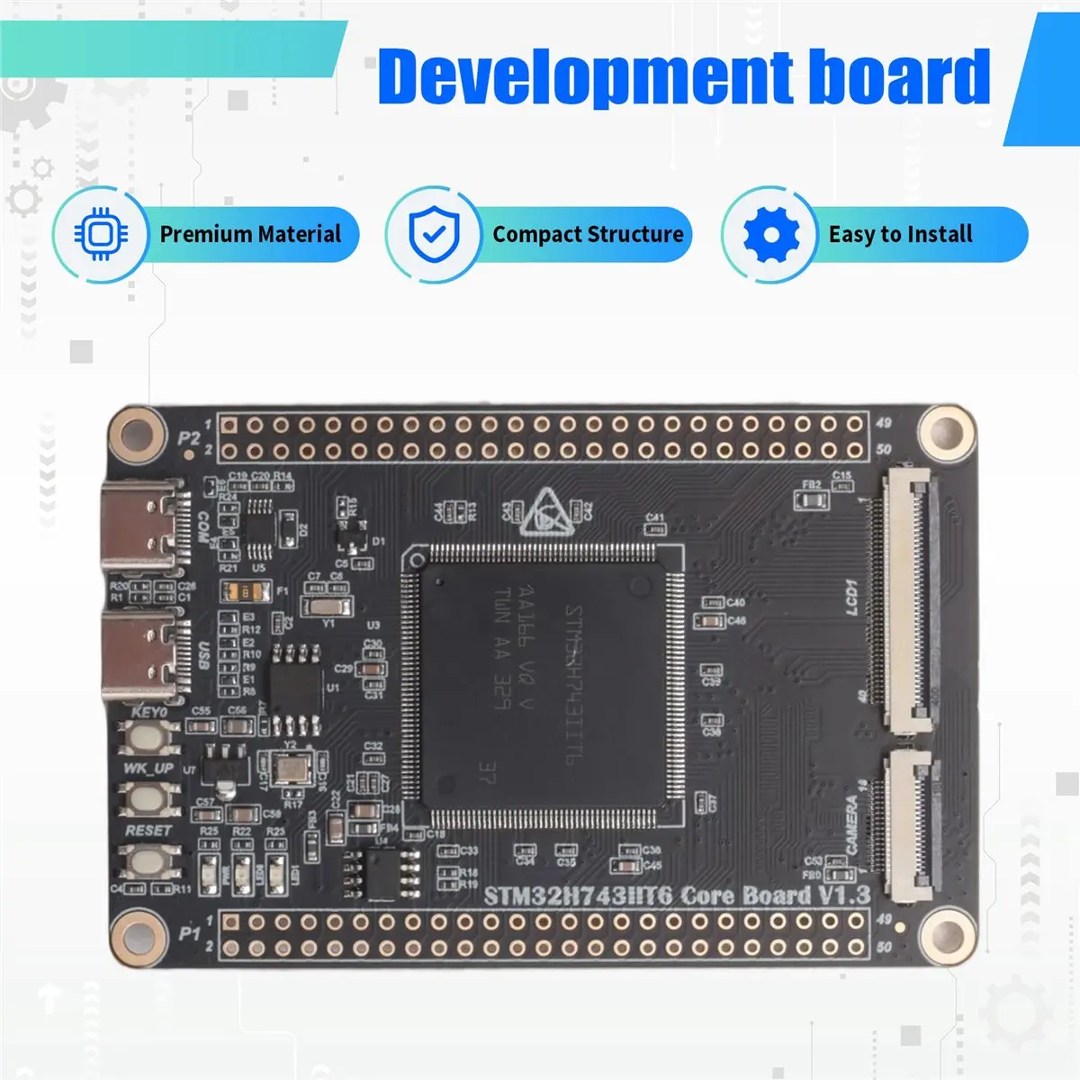 SPECIAL OFFER~STM32H7 Development Board Small System Board STM32H743IIT6 Core Board Onboard SDRAM Open Source LVGL