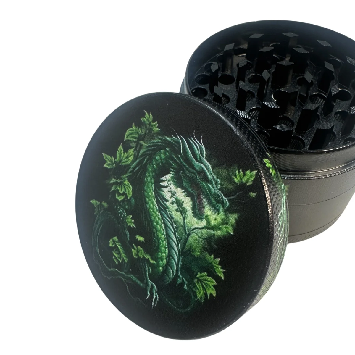 50mm Dragon Metal Herb Grinder Tobacco 4-layer Spice Mill Salt Mortar Grass Raw Tobacco Grinder Smoking Accessories Kitchen Tool
