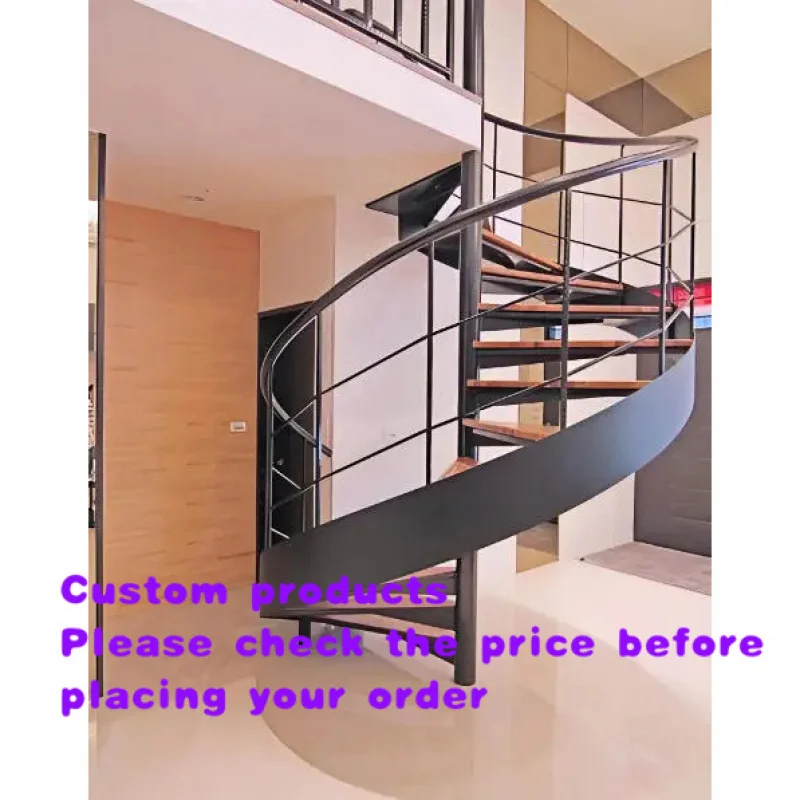 custom.2026 Model JGN Custom Modern Apartment Indoor-outdoor Prefabricated Staircase-Metal Circular Design Durable Eco-Fr
