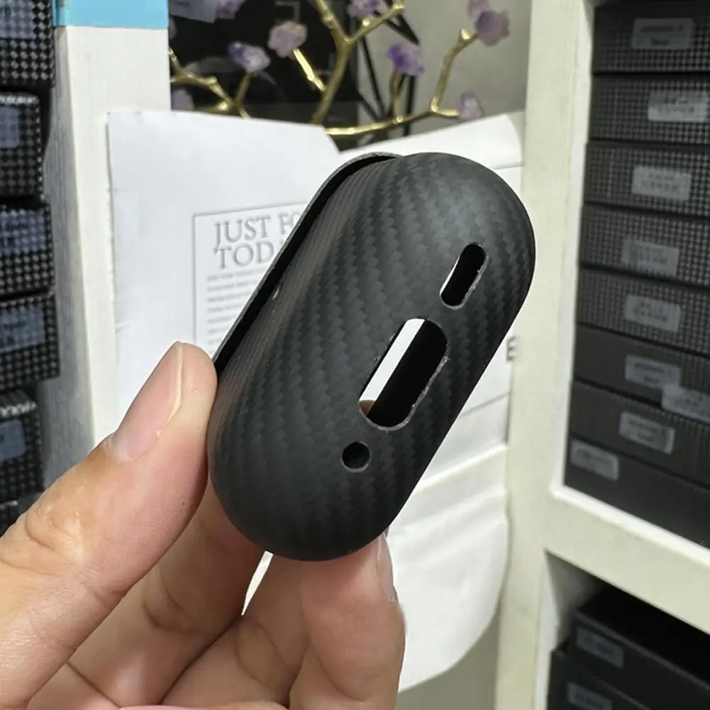 Carcasas de auriculares de fibra de aramida para 4 auriculares, funda protectora a prueba de golpes T7v1